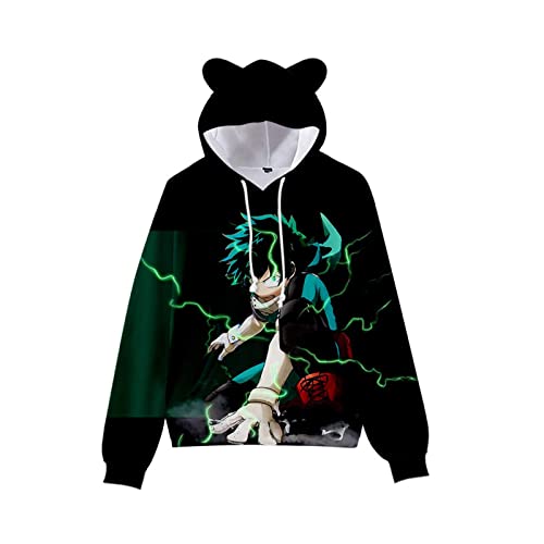 LJFIWY My Hero Academia Anime Hoodies Friends Bedruckter Pullover Sweatshirt für Damen und Herren Jungen Mädchen XXS-4XL (Typ 6, M) von LJFIWY