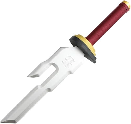 LJFIWY Okkotsu Yuta Cosplay-Schwert-Requisiten, Fushiguro-Toji-Waffe, Anime-JJK, Cosplay-Waffen, Halloween-Kostüm, Zubehör für Kostümparty (Fushiguro Toji (roter Griff), 46 cm) von LJFIWY
