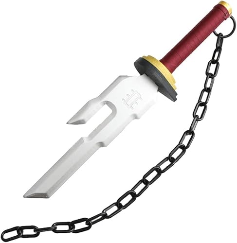 LJFIWY Okkotsu Yuta Cosplay-Schwert-Requisiten, Fushiguro-Toji-Waffe, Anime-JJK, Cosplay-Waffen, Halloween-Kostüm, Zubehör für Kostümparty (Fushiguro Toji-(roter Griff), 46 cm) von LJFIWY