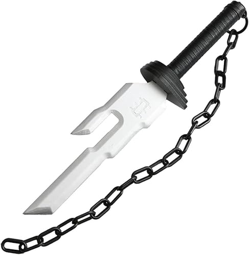 LJFIWY Okkotsu Yuta Cosplay-Schwert-Requisiten, Fushiguro-Toji-Waffe, Anime-JJK, Cosplay-Waffen, Halloween-Kostüm, Zubehör für Kostümparty (Fushiguro Toji-(schwarzer Griff), 46 cm) von LJFIWY
