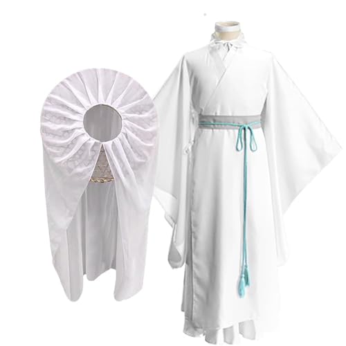 LJFIWY Tian Guan Ci Fu Xie Lian Cosplay-Kostüm, Xie Lian, Cosplay-Outfits, Anime, Acient Hanfu-Kleidung, komplettes Set für Party, Halloween, Kostüm, Schleierhut, Größe L LJFIWY Tian Guan Ci Fu Xie Lian Cosplay-Kostüm, Xie Lian, Cosplay-Outfits, Anime, Acient Hanfu-Kleidung, komplettes Set für Party, Halloween, Kostüm, Schleierhut, Größe L von LJFIWY
