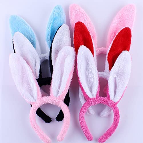 6 Stücke Oster Hasenohren Haarreif, Stirnband Kaninchen Hasen Cosplay, für Kinder Mädchen Karneval Ostern Bunny Kostüm Party Dekoration. 6 Stücke Oster Hasenohren Haarreif, Stirnband Kaninchen Hasen Cosplay, für Kinder Mädchen Karneval Ostern Bunny Kostüm Party Dekoration. von LJSW