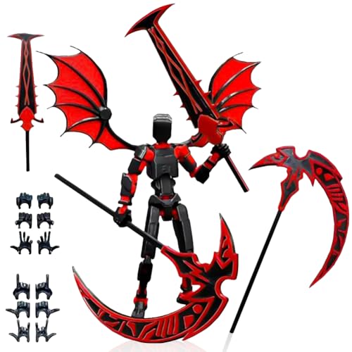 3D Gedruckte Actionfigur Spielzeug Mehrgelenke Beweglich Action Figure DIY-Actionfigur mit austauschbaren Händen und Waffen Desktop-Dekorationen für Spielliebhaber Spielzeug 3D Gedruckte Actionfigur Spielzeug Mehrgelenke Beweglich Action Figure DIY-Actionfigur mit austauschbaren Händen und Waffen Desktop-Dekorationen für Spielliebhaber Spielzeug von LJTXX