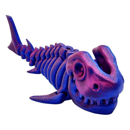 LJTXX 3D Hai, Voll Beweglicher Hai, Flexible Gelenke Heimdekoration Schreibtischspielzeug, Sammelfiguren mit beweglichen Gelenken, Hai-Modell, Geburtstagsgeschenke LJTXX 3D Hai, Voll Beweglicher Hai, Flexible Gelenke Heimdekoration Schreibtischspielzeug, Sammelfiguren mit beweglichen Gelenken, Hai-Modell, Geburtstagsgeschenke von LJTXX