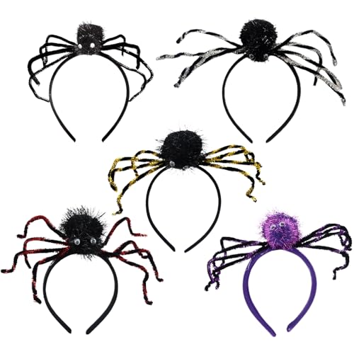 LJTXX Halloween Haarbänder, Halloween Anzieh Accessoire Spinne Stirnband Halloween Kopfschmuck Party Haarschmuck Feiertags Stirnbänder für Halloween Fasching Karneval Party LJTXX Halloween Haarbänder, Halloween Anzieh Accessoire Spinne Stirnband Halloween Kopfschmuck Party Haarschmuck Feiertags Stirnbänder für Halloween Fasching Karneval Party von LJTXX