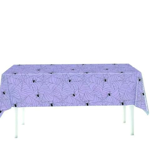 LKAMCBZMF Halloween Tisch, Halloween Ghost Festival Party Net Tischdecke 137x274cm Multicolor(A) von LKAMCBZMF