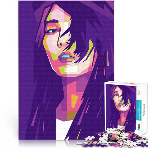 1000 Teenager-Teile-Puzzle Dekomprimierendes intellektuelles Lernspielzeug Wonder Girls YUBIN einzigartiges Herausforderungsspiel52x38cm von LKASGCBY