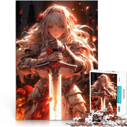 1000 Teenager-Teile-Puzzle Schwierig und herausfordernd Schwertjungferntöter mit vollständig ineinander greifenden, zufällig geformten Teilen52x38cm von LKASGCBY
