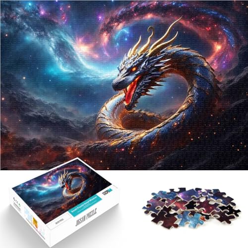 1000-Teile-Puzzle für Erwachsene Anspruchsvoll, Aber lustig und humorvoll Drachengalaxie Einzigartige Geburtstags- und Geschenkideen52x38cm von LKASGCBY