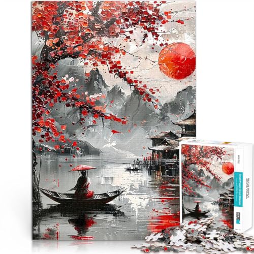 1000-Teile-Puzzle für Erwachsene Lernspielzeug für die ganze Familie Gelassenheit und Ruhe Verbessern Sie das Gedächtnis75x50cm von LKASGCBY