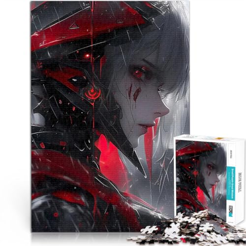1000-Teile-Puzzle für Erwachsene Spielzeug Lernspiele Stressabbau Weißer Tod Anime Mädchen Verbessern Sie das Gedächtnis38x26cm von LKASGCBY