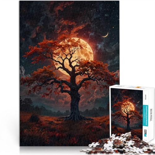 1000-Teile-Puzzle für Erwachsene Stressabbau-Spielzeug Weltraum-Fantasielandschaft Geburtstagsgeschenk, Geschenke, Wandkunst52x38cm von LKASGCBY