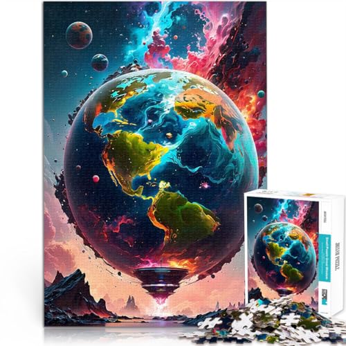 1000-Teile-Puzzle für Erwachsene Trainieren Sie Ihr Gehirn und Ihre Hände Traumplanet Lernspiel für Geburtstag, Weihnachten75x50cm von LKASGCBY