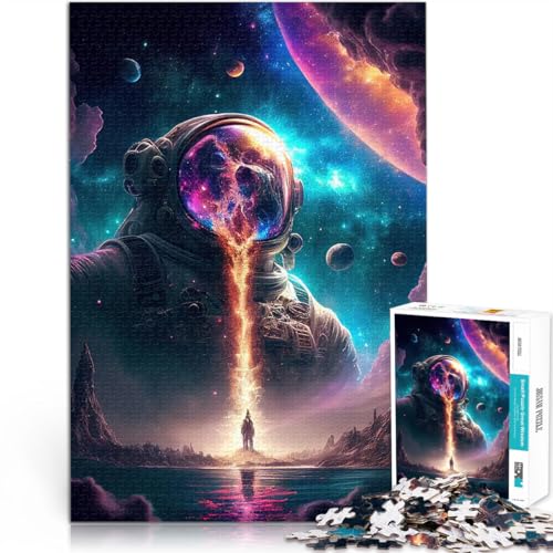 1000-Teile-Puzzle für Erwachsene für Lernspiel-Herausforderungsspielzeug Farben des Weltraumplaneten Wichtelgeschenke75x50cm 1000-Teile-Puzzle für Erwachsene für Lernspiel-Herausforderungsspielzeug Farben des Weltraumplaneten Wichtelgeschenke75x50cm von LKASGCBY