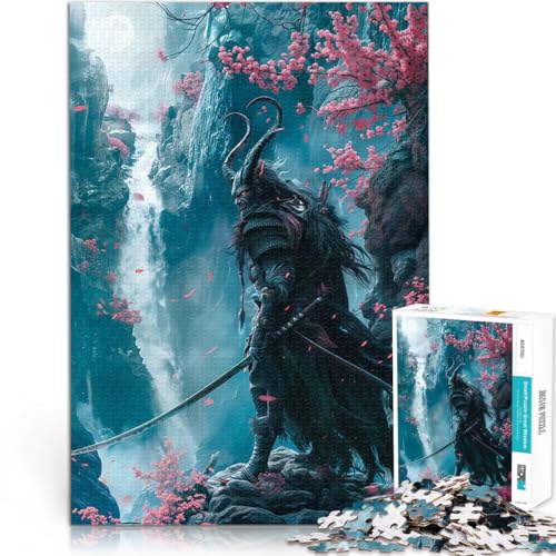 1000-Teile-Puzzle für Teenager Geschenke zum Suchbegriff: Herausfordernde Spiele Teufel Samurai Shogun Wichtelgeschenke75x50cm von LKASGCBY