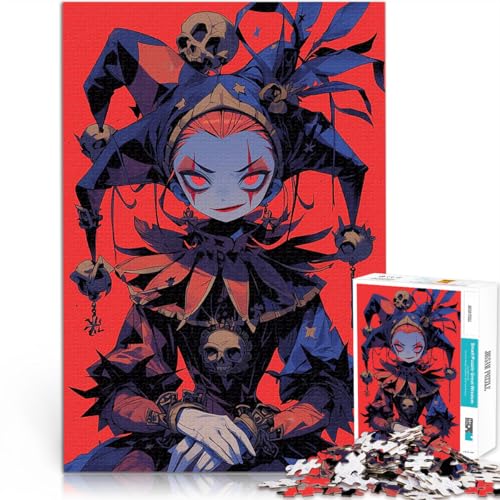 1000-Teile-Puzzle für Teenager Helfen Sie dem Gehirn, süchtig machende Spielzeuge zu trainieren, um Geduld zu entwickeln Narrenkern für Heimdekoration38x26cm von LKASGCBY