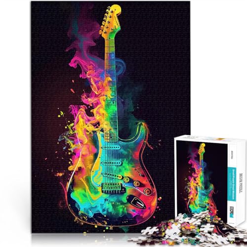 1000-teilige Puzzles für Erwachsene Spiele Spielzeug Geschenk Bunte Gitarrenmusik eignet ganze Familie75x50cm 1000-teilige Puzzles für Erwachsene Spiele Spielzeug Geschenk Bunte Gitarrenmusik eignet ganze Familie75x50cm von LKASGCBY