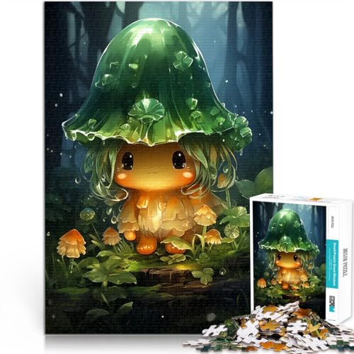 1000-teilige Puzzles für Erwachsene Spielzeug Lernspiele Stressabbau Pilzfee im Wald Verbessern Sie das Gedächtnis75x50cm von LKASGCBY