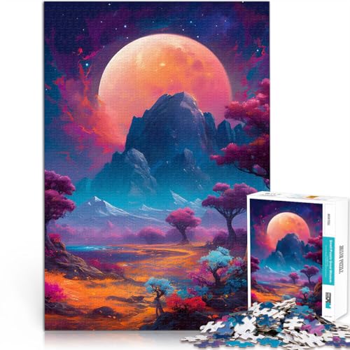 1000-teilige Puzzles für Erwachsene Stressabbau – Staycation – Zeit totschlagen Gemälde Landschaft Lernspiel für Geburtstag, Weihnachten38x26cm von LKASGCBY