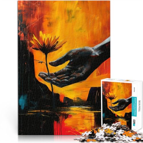 1000-teilige Puzzles für Erwachsene Stressabbau – Staycation – Zeit totschlagen Hand der Natur Einzigartige Wohndekoration und Geschenke52x38cm 1000-teilige Puzzles für Erwachsene Stressabbau – Staycation – Zeit totschlagen Hand der Natur Einzigartige Wohndekoration und Geschenke52x38cm von LKASGCBY