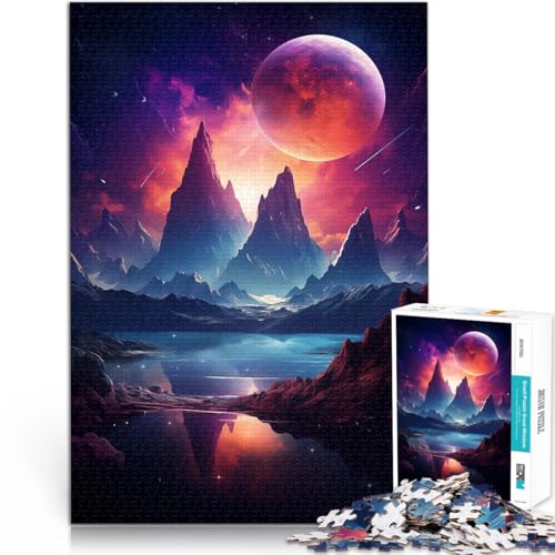 1000-teilige Puzzles für Erwachsene für Lernspiel-Herausforderungsspielzeug Fantasielandschaft Geeignet für die Schreibtischdekoration38x26cm von LKASGCBY