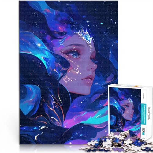 1000-teilige Puzzles für Teenager Dekomprimierendes intellektuelles Lernspielzeug Kosmische Schönheit Heimdekoration75x50cm von LKASGCBY