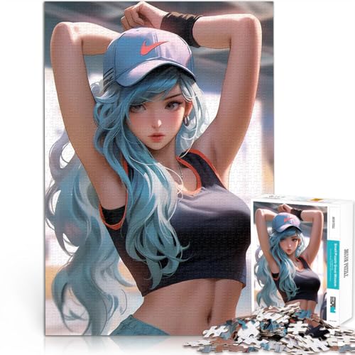 1000-teilige Puzzles für Teenager Spielzeug für die ganze Familie Anime Fitness Mädchen Einzigartige Wohndekoration und Geschenke75x50cm 1000-teilige Puzzles für Teenager Spielzeug für die ganze Familie Anime Fitness Mädchen Einzigartige Wohndekoration und Geschenke75x50cm von LKASGCBY