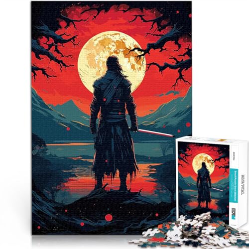 1000-teiliges Puzzle für Erwachsene Dekomprimierendes intellektuelles Lernspielzeug Japanischer Samurai Wohnkunstdekor52x38cm 1000-teiliges Puzzle für Erwachsene Dekomprimierendes intellektuelles Lernspielzeug Japanischer Samurai Wohnkunstdekor52x38cm von LKASGCBY