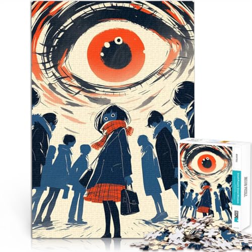 1000-teiliges Puzzle für Erwachsene Geschenke zum Suchbegriff: Herausfordernde Spiele Abnormaler Kern Wanddekoration52x38cm von LKASGCBY