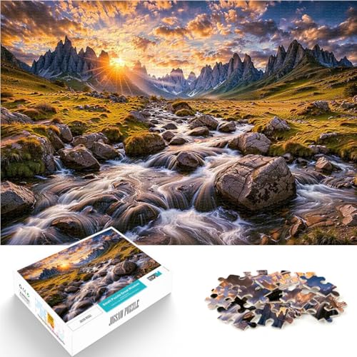 1000-teiliges Puzzle für Erwachsene Lernspiel-Herausforderungsspielzeug Himmlische Landschaften Verbessern Sie das Gedächtnis52x38cm von LKASGCBY