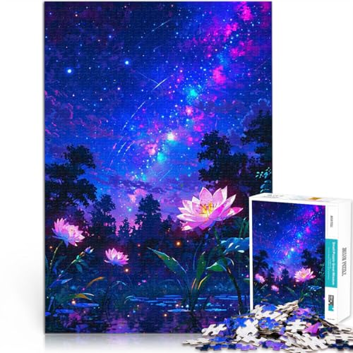 1000-teiliges Puzzle für Teenager Dekomprimierendes intellektuelles Lernspielzeug Blumen Blauer Himmel tolles Geschenk75x50cm von LKASGCBY