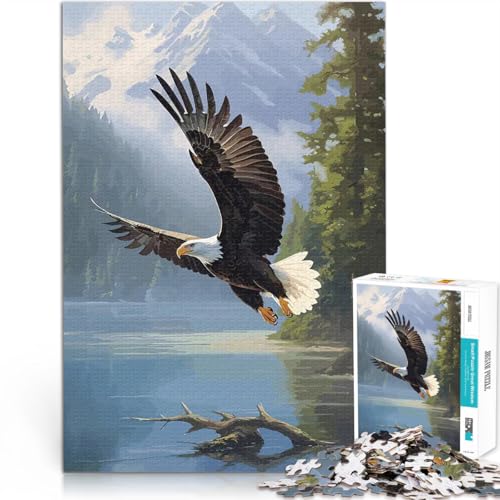 1000-teiliges Puzzle für Teenager Trainieren Sie Ihr Gehirn und Ihre Hände Weißkopfseeadler mit passendem Poster und Quizblatt38x26cm 1000-teiliges Puzzle für Teenager Trainieren Sie Ihr Gehirn und Ihre Hände Weißkopfseeadler mit passendem Poster und Quizblatt38x26cm von LKASGCBY