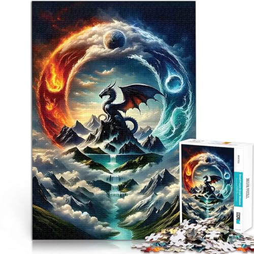 1000-teiliges Teenager-Puzzle Trainieren Sie Ihr Gehirn und Ihre Hände Drachen Fantasie Raum Verbessern Sie das Gedächtnis75x50cm 1000-teiliges Teenager-Puzzle Trainieren Sie Ihr Gehirn und Ihre Hände Drachen Fantasie Raum Verbessern Sie das Gedächtnis75x50cm von LKASGCBY