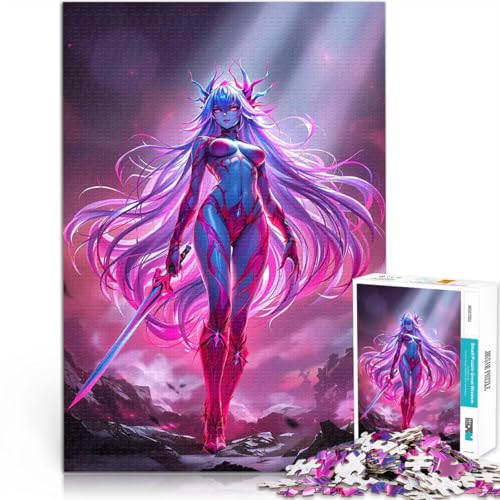 2000 Teenager-Teile-Puzzle Lernspielzeug für die ganze Familie Anime-Kriegerin Lustige Aktivitäten für zu Hause, Geburtstagsgeschenk, Reisegeschenk,70x100cm von LKASGCBY