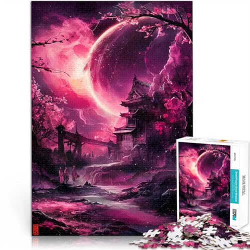 2000-Teile-Puzzle für Erwachsene Stressabbau-Spielzeug Unter dem Mondschein denn eignet ganze Familie70x100cm von LKASGCBY