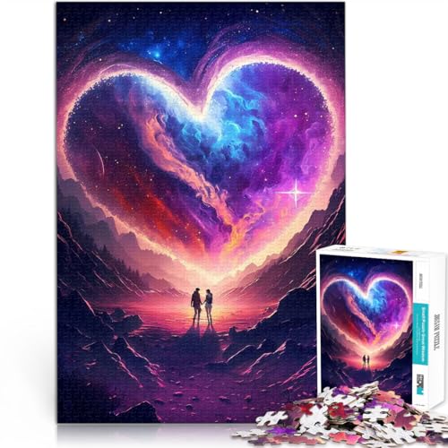 2000-Teile-Puzzle für Teenager Lernspiele Heimdekoration Liebe zum Ehepartner Cosmos Lernspiel für Geburtstag, Weihnachten70x100cm von LKASGCBY