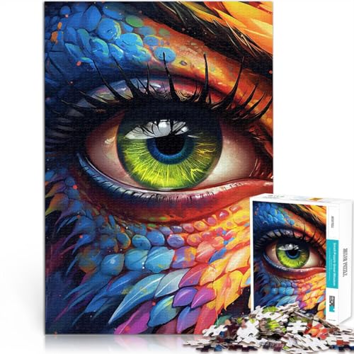 2000-Teile-Puzzle für Teenager pädagogische Herausforderung Pferd Geometrische Kunst Lernspiel für Geburtstag, Weihnachten70x100cm von LKASGCBY