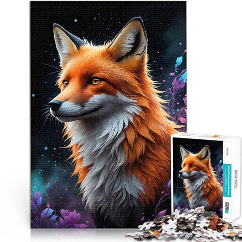 2000-teilige Puzzles für Teenager Geschenke zum Suchbegriff: Herausfordernde Spiele Nachtfuchs Lernspiel für Geburtstag, Weihnachten70x100cm von LKASGCBY