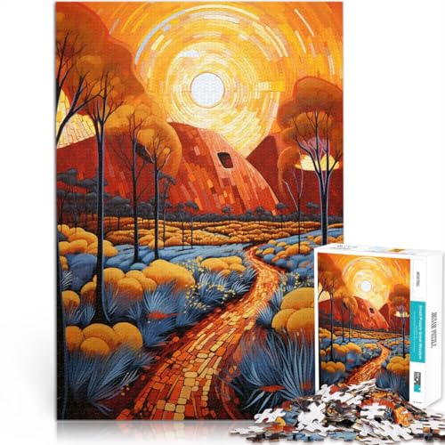 2000-teilige Puzzles für Teenager Herausforderndes Spiel Erstaunliches Australien Wunschliste mit dem Weihnachtsmann70x100cm von LKASGCBY