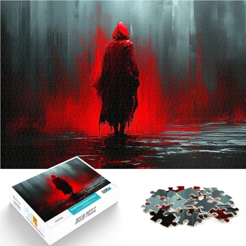 2000-teilige Puzzles für Teenager Lernspiele Heimdekoration Figur mit roter Kapuze Geeignet für die Schreibtischdekoration70x100cm von LKASGCBY
