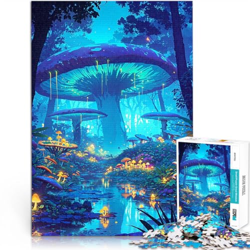 2000-teiliges Puzzle für Erwachsene Dekomprimierendes intellektuelles Lernspielzeug Mystische Lichtung Lustiges Geschenk70x100cm von LKASGCBY