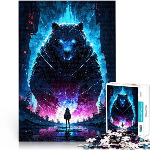 2000-teiliges Puzzle für Erwachsene Denkspiel Epischer Riesenbär vs. Kriegerin Jedes Stück ist einzigartig – Anspruchsvolles Familienspiel70x100cm 2000-teiliges Puzzle für Erwachsene Denkspiel Epischer Riesenbär vs. Kriegerin Jedes Stück ist einzigartig – Anspruchsvolles Familienspiel70x100cm von LKASGCBY