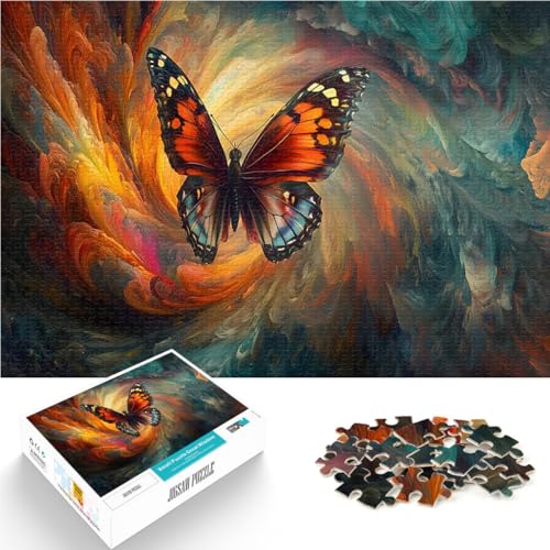2000-teiliges Puzzle für Erwachsene Spielzeug Lernspiele Stressabbau Schmetterling im Wirbelwind einzigartiges Herausforderungsspiel70x100cm von LKASGCBY