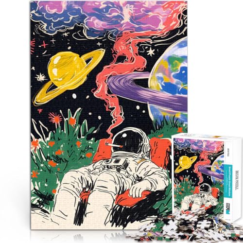 2000-teiliges Puzzle für Teenager Spielzeug Lernspiele Stressabbau Entspannen im Weltraum einzigartiges Herausforderungsspiel70x100cm von LKASGCBY