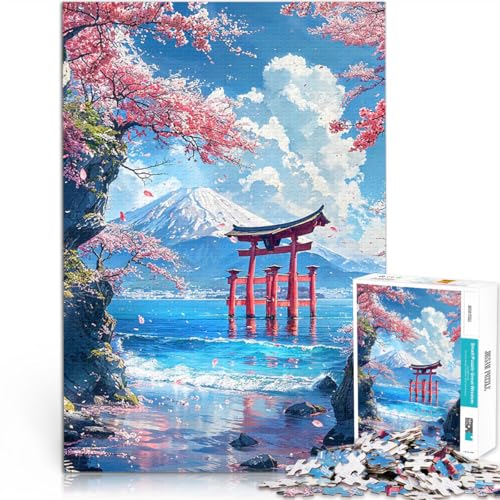 2000-teiliges Puzzle für Teenager Spielzeug Lernspiele Stressabbau Fujis Wasserschutzgebiet Geeignet für die Schreibtischdekoration70x100cm von LKASGCBY