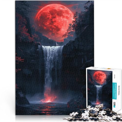2000-teiliges Teenager-Puzzle Familienspiel zum Stressabbau, schwierige Herausforderung Blutmond Rot Wohnkunstdekor70x100cm 2000-teiliges Teenager-Puzzle Familienspiel zum Stressabbau, schwierige Herausforderung Blutmond Rot Wohnkunstdekor70x100cm von LKASGCBY