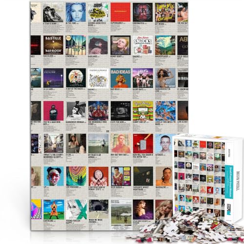 2000-teiliges Teenager-Puzzle Pädagogisches Spielzeug zum Stressabbau Retro-Poster-Spleißkunst - 副本 Gutes Geschenk70x100cm von LKASGCBY