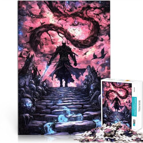 2000-teiliges Teenager-Puzzle Quizspiel Aufsteigender dunkler Ritter Wanddekoration Einzigartige Geburtstags- und Weihnachtsgeschenke70x100cm von LKASGCBY
