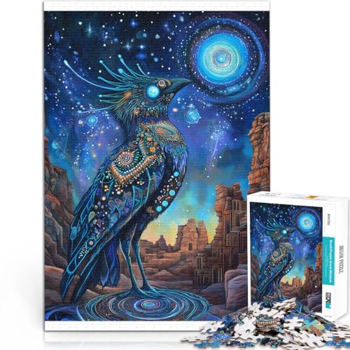 Puzzle 1000 Teile für Erwachsene Dekomprimierendes intellektuelles Lernspielzeug Bunter Vogel Einzigartige Geburtstags- und Geschenkideen52x38cm von LKASGCBY