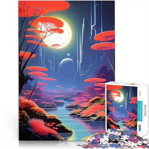 Puzzle 1000 Teile für Erwachsene Dekomprimierendes intellektuelles Lernspielzeug Korallenwelt Geeignet für die Schreibtischdekoration52x38cm von LKASGCBY